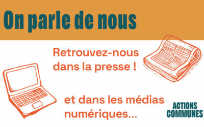 Retrouvez-nous dans la presse !