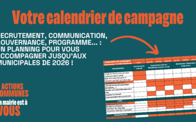Votre calendrier de campagne