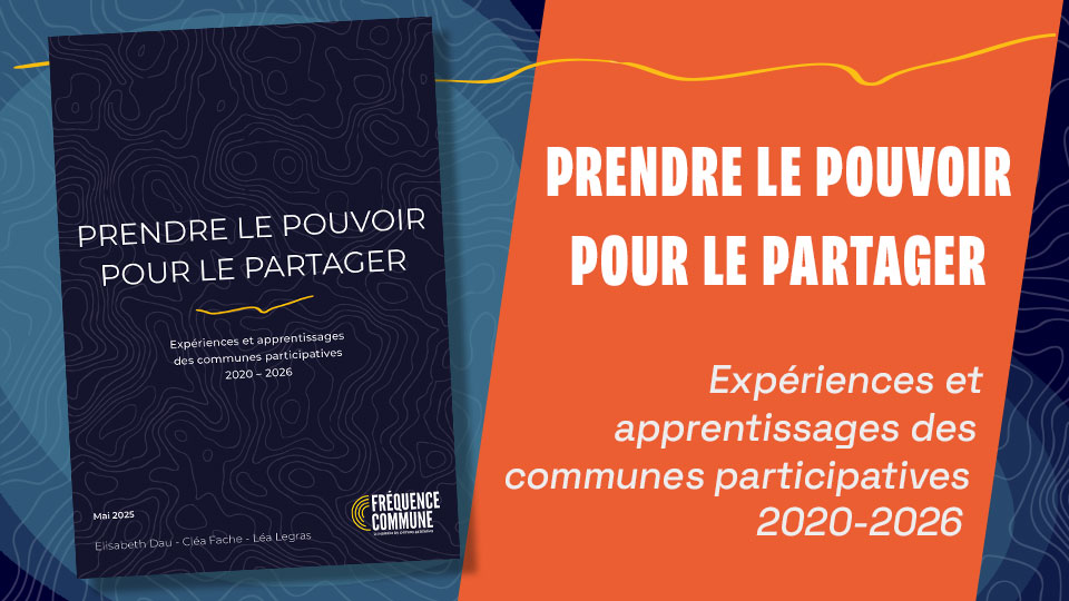 Prendre le pouvoir pour le partager